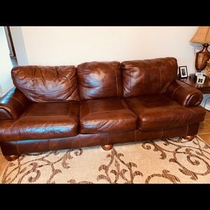 3 pc leather living room furniture
